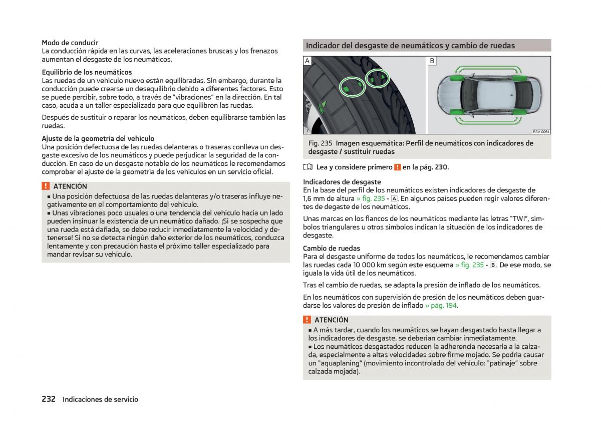 Skoda Superb III 3 manual del propietario / page 235