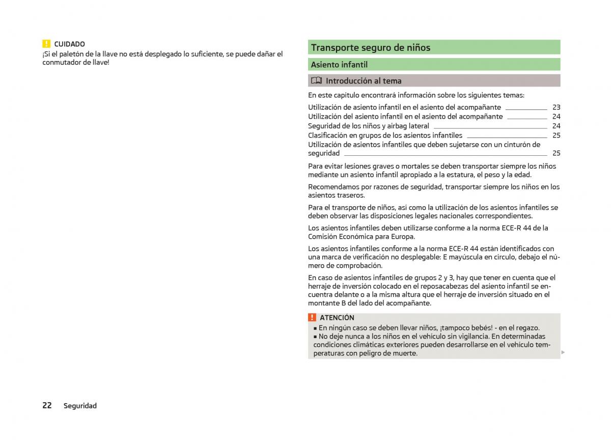 Skoda Superb III 3 manual del propietario / page 25