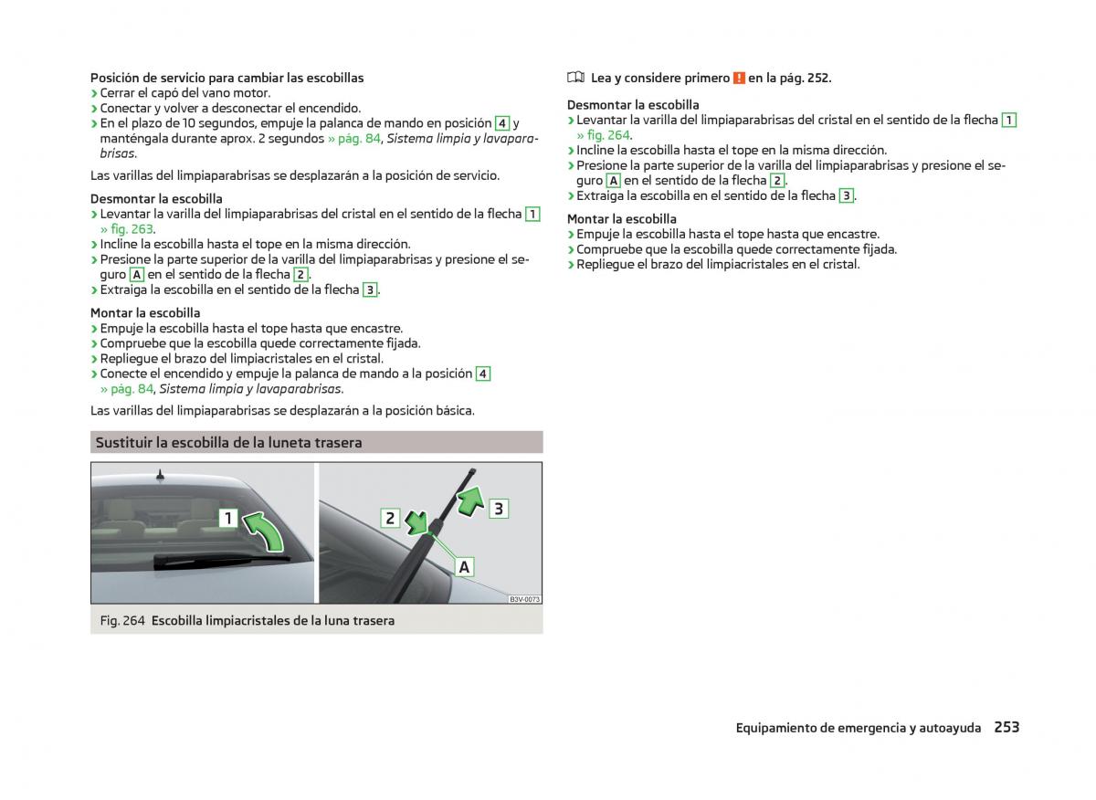 Skoda Superb III 3 manual del propietario / page 256