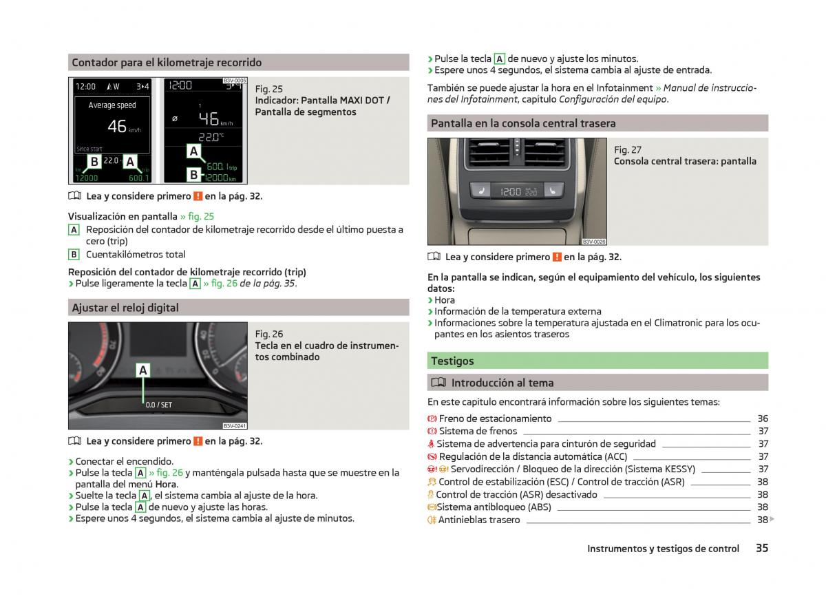 Skoda Superb III 3 manual del propietario / page 38