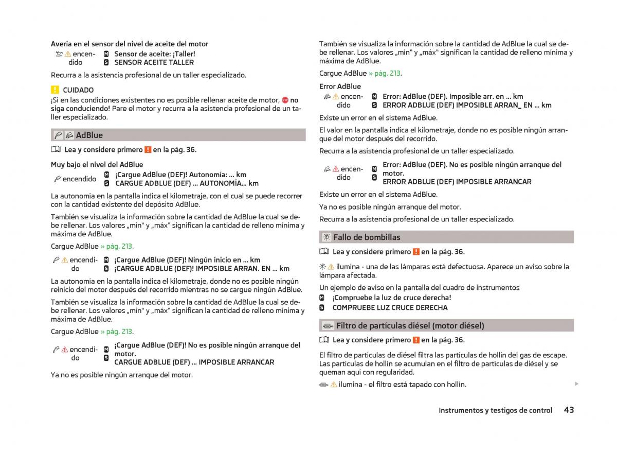 Skoda Superb III 3 manual del propietario / page 46