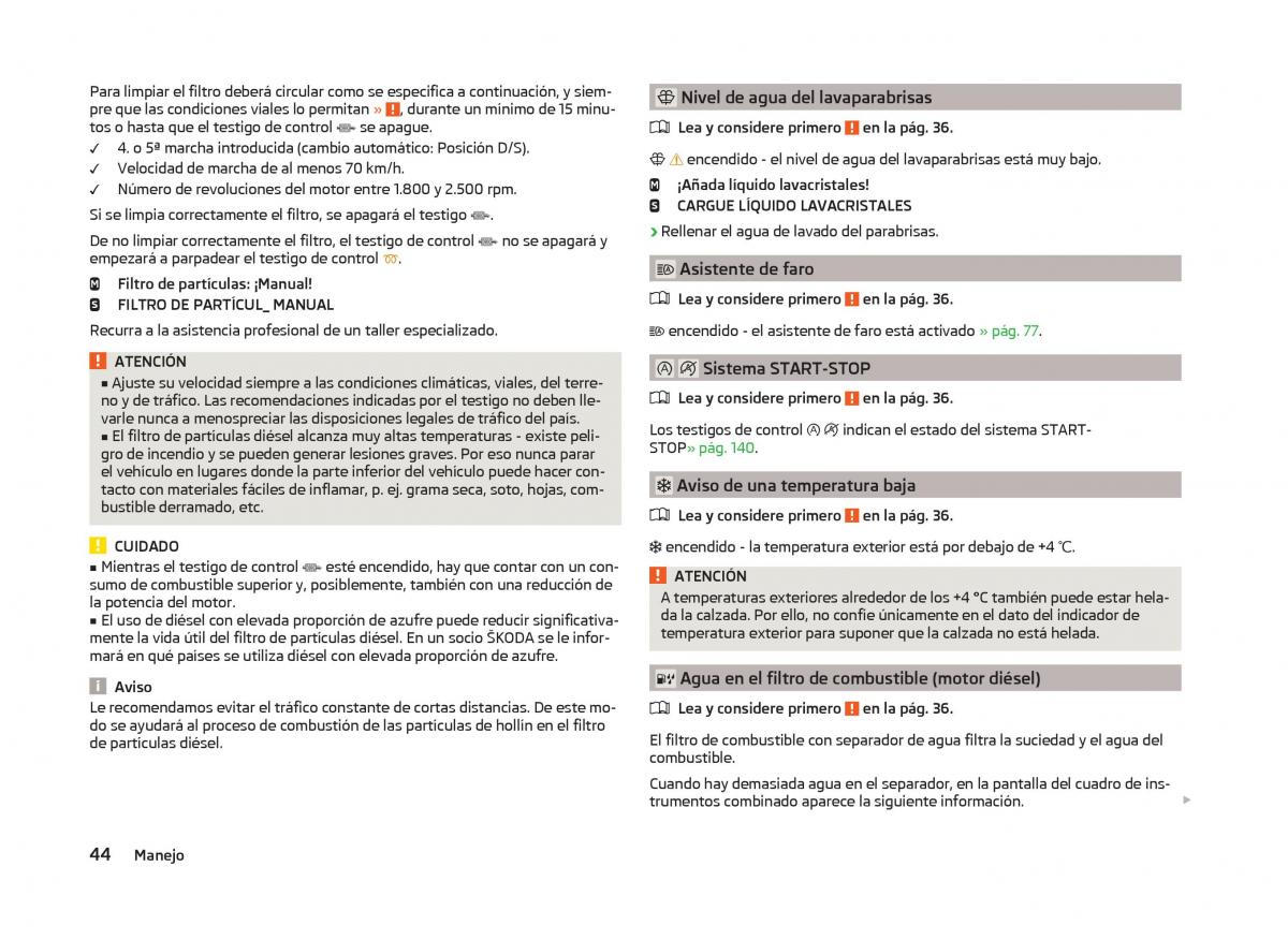 Skoda Superb III 3 manual del propietario / page 47