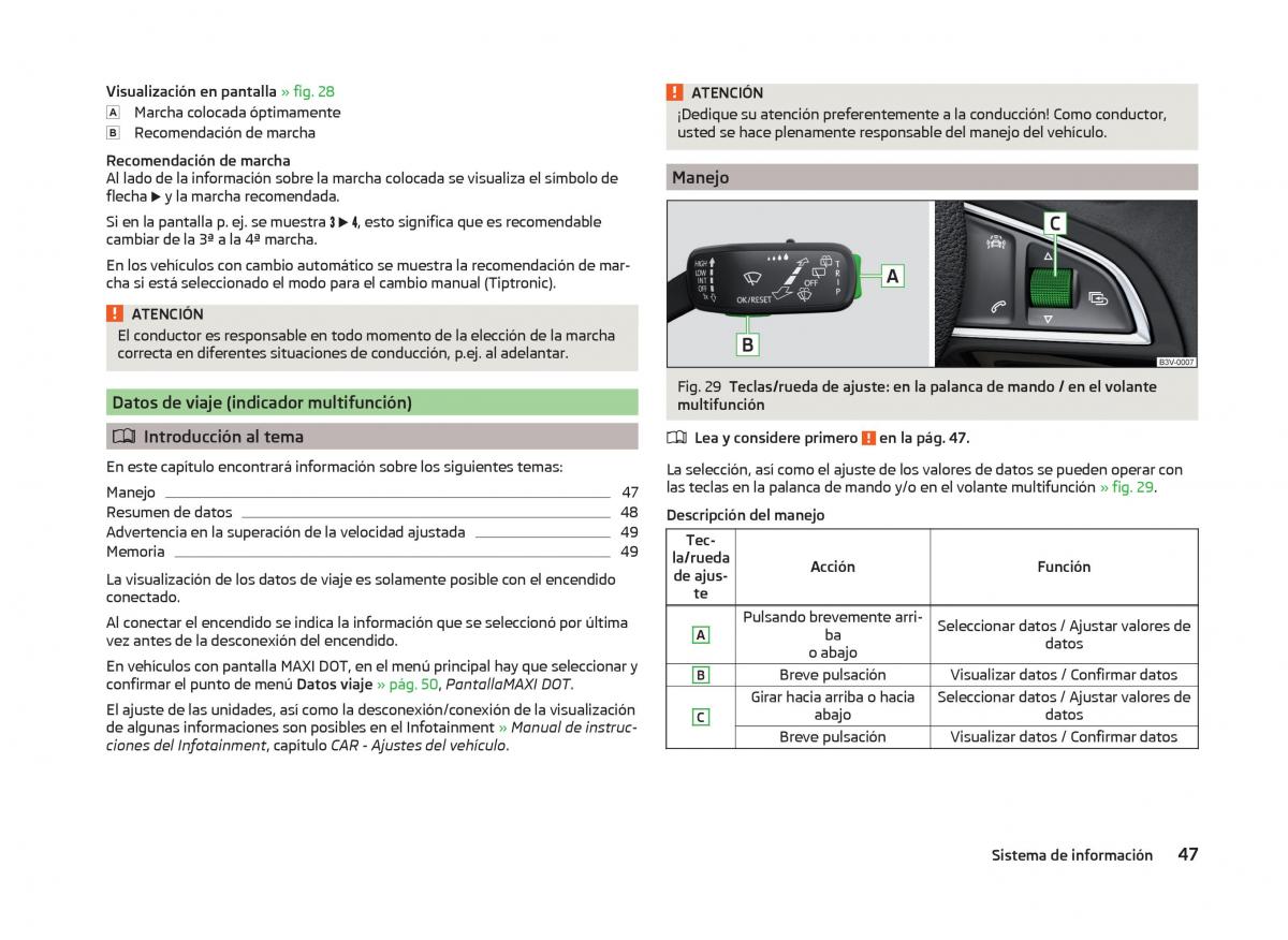 Skoda Superb III 3 manual del propietario / page 50