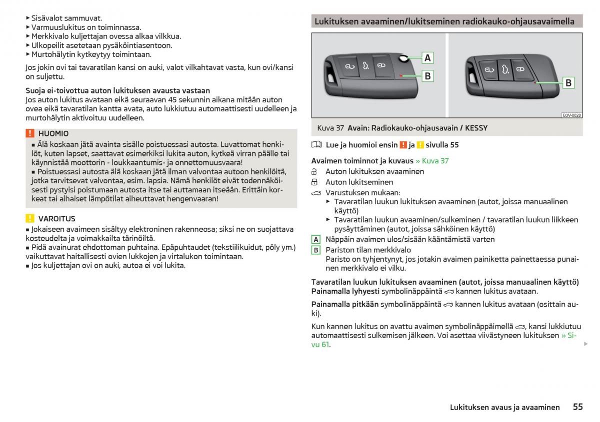 Skoda Superb III 3 omistajan kasikirja / page 57