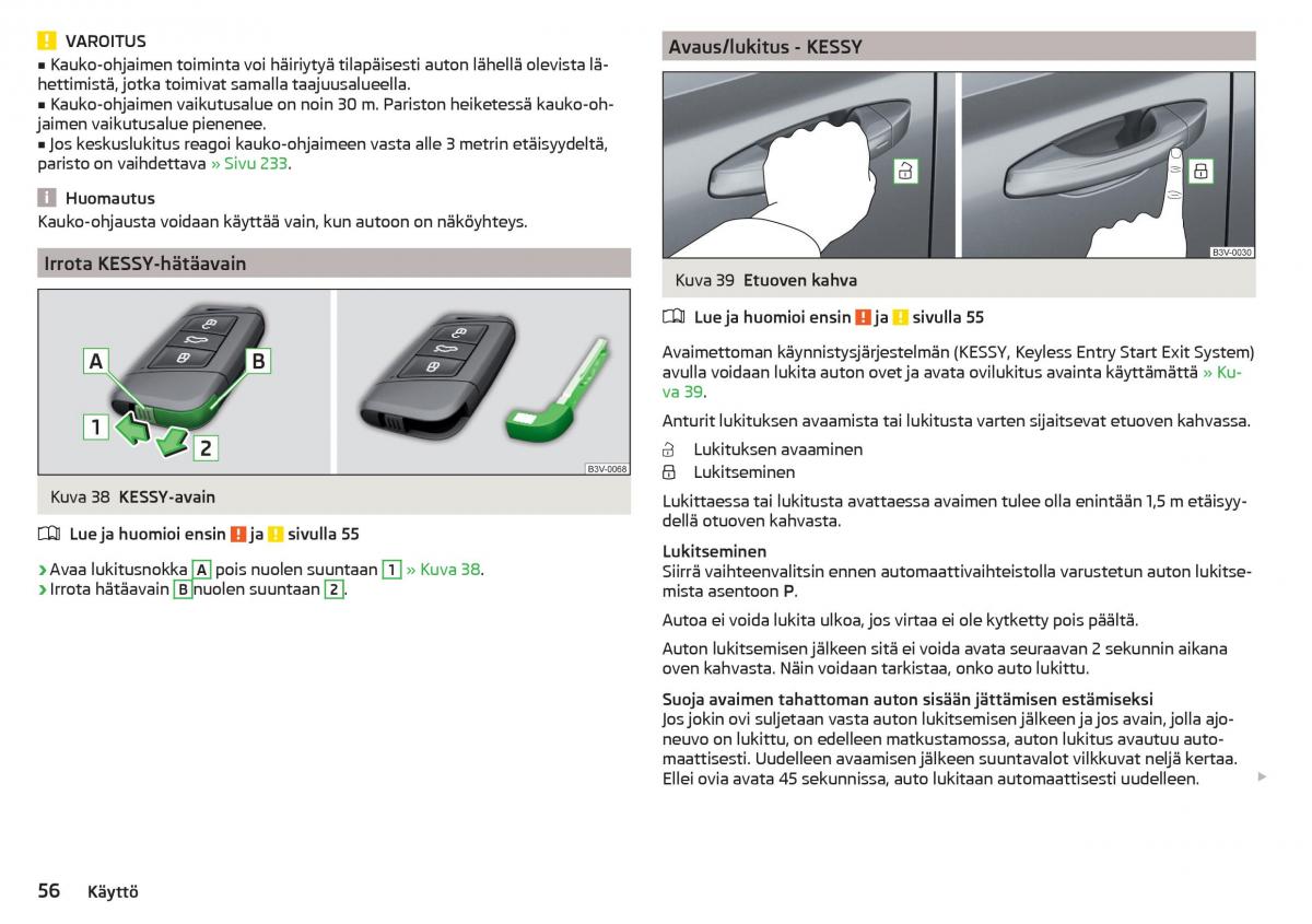 Skoda Superb III 3 omistajan kasikirja / page 58