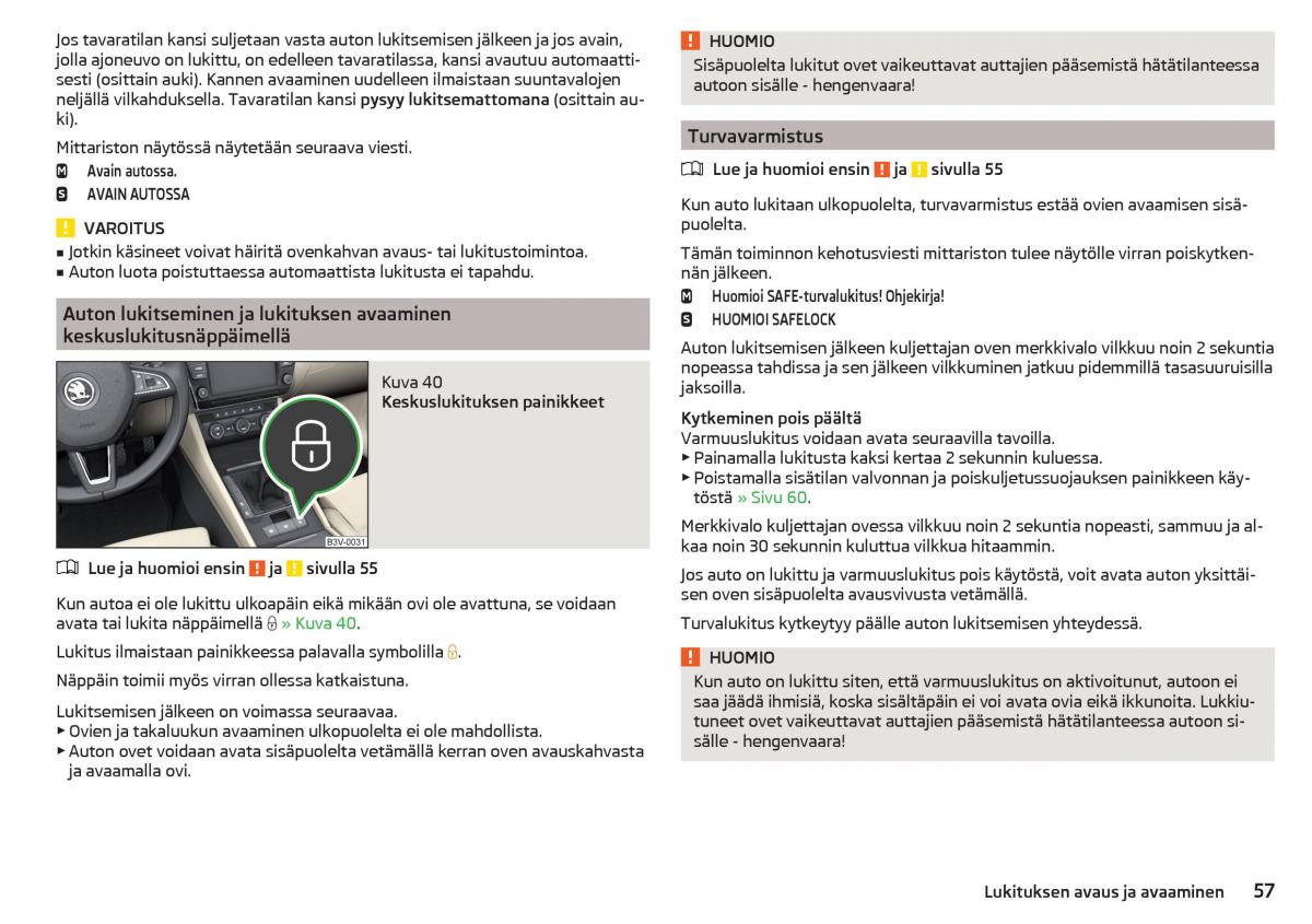 Skoda Superb III 3 omistajan kasikirja / page 59