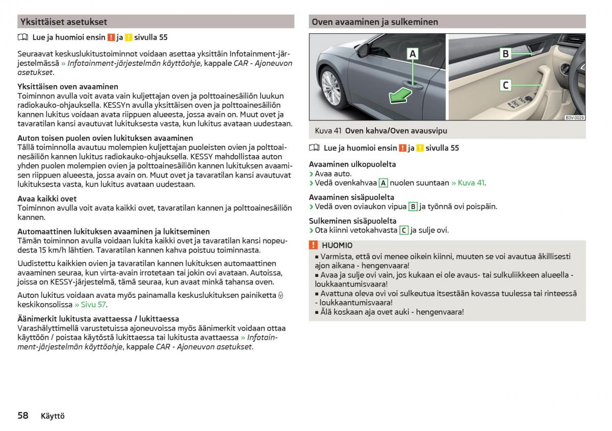 Skoda Superb III 3 omistajan kasikirja / page 60