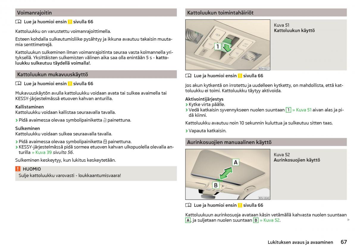 Skoda Superb III 3 omistajan kasikirja / page 69