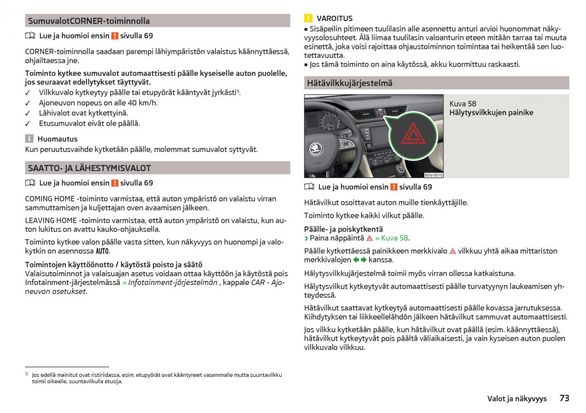 Skoda Superb III 3 omistajan kasikirja / page 75