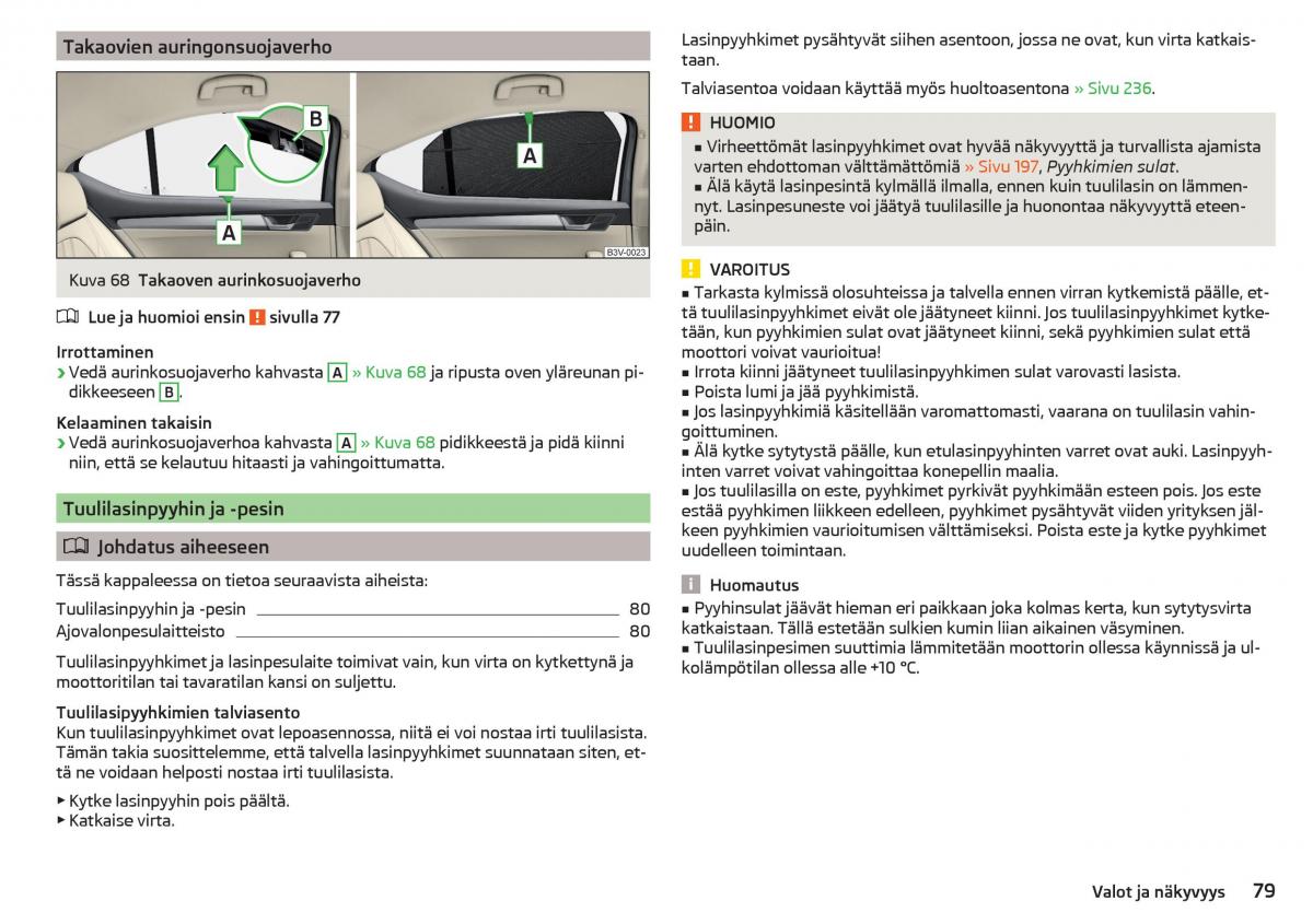 Skoda Superb III 3 omistajan kasikirja / page 81