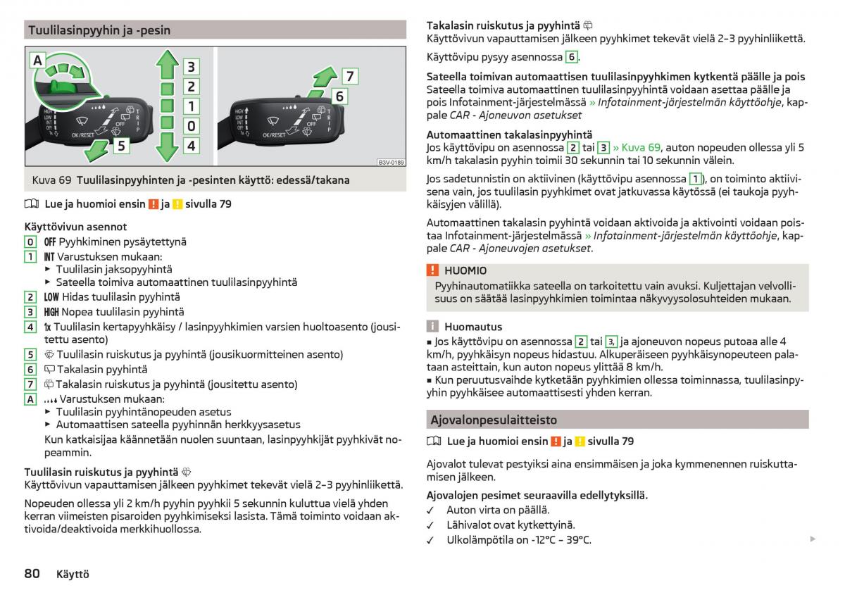 Skoda Superb III 3 omistajan kasikirja / page 82