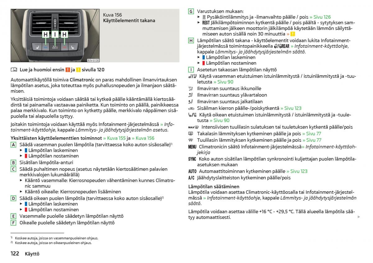 Skoda Superb III 3 omistajan kasikirja / page 124