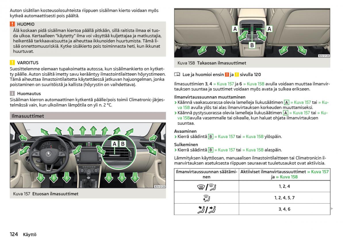 Skoda Superb III 3 omistajan kasikirja / page 126