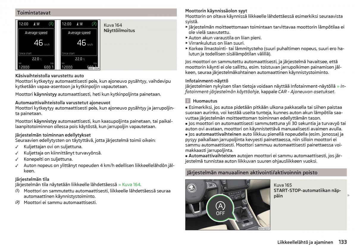 Skoda Superb III 3 omistajan kasikirja / page 135