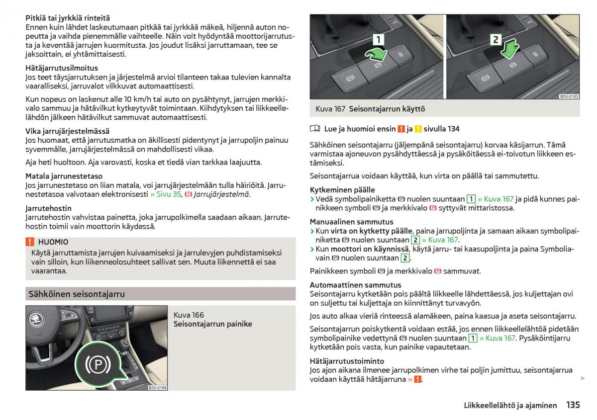 Skoda Superb III 3 omistajan kasikirja / page 137