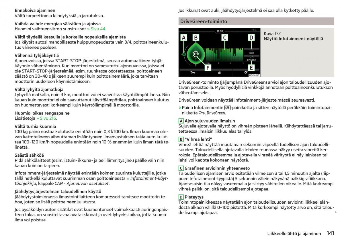 Skoda Superb III 3 omistajan kasikirja / page 143