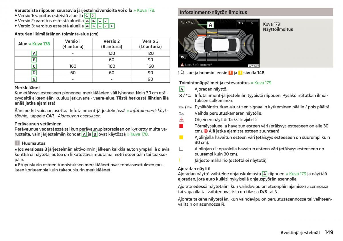 Skoda Superb III 3 omistajan kasikirja / page 151