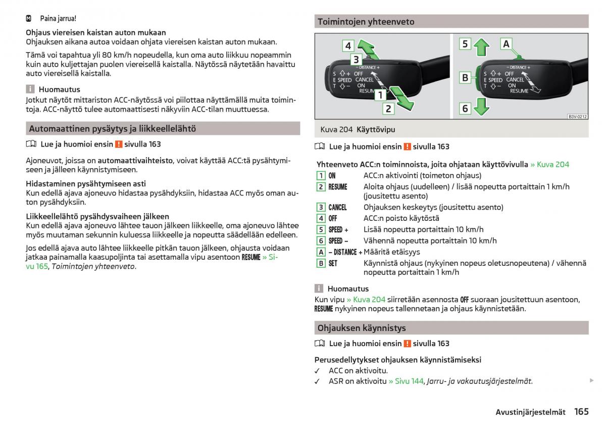 Skoda Superb III 3 omistajan kasikirja / page 167