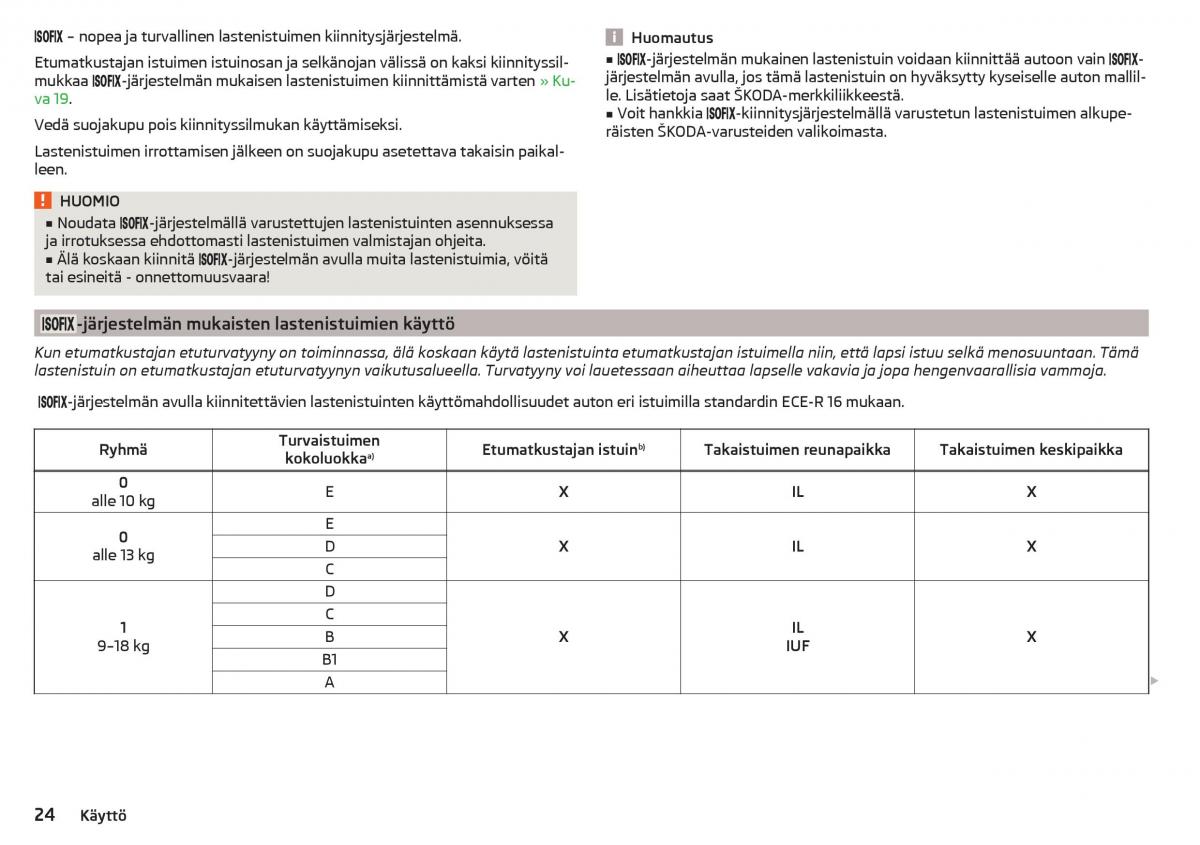 Skoda Superb III 3 omistajan kasikirja / page 26