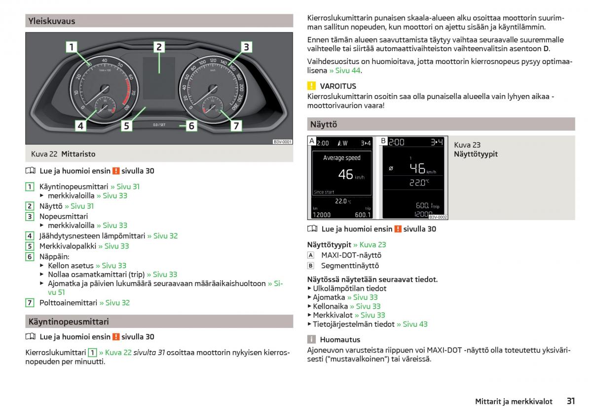 Skoda Superb III 3 omistajan kasikirja / page 33