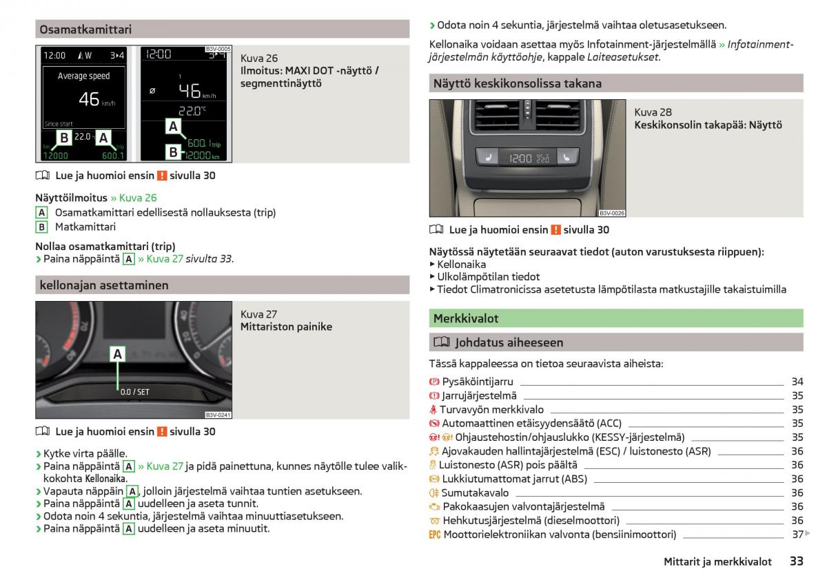 Skoda Superb III 3 omistajan kasikirja / page 35