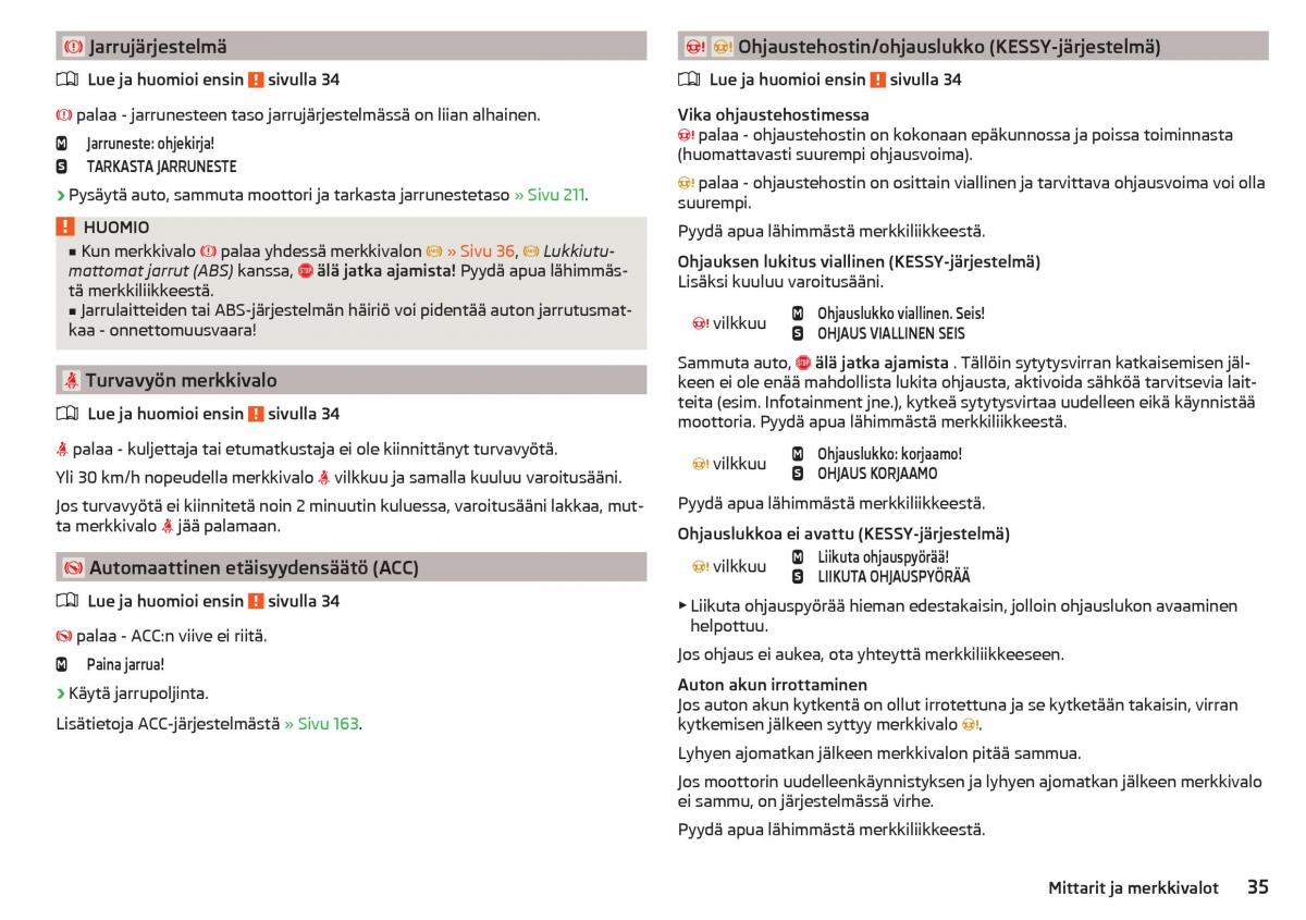 Skoda Superb III 3 omistajan kasikirja / page 37