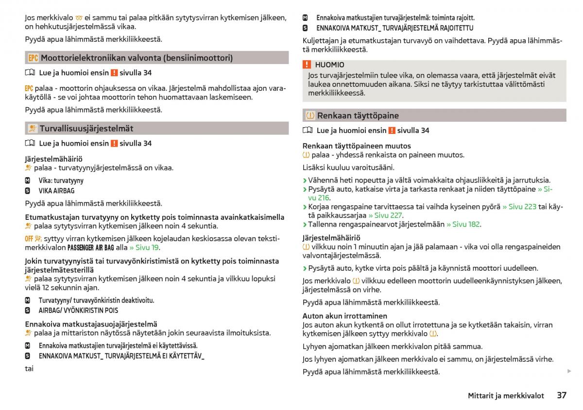 Skoda Superb III 3 omistajan kasikirja / page 39