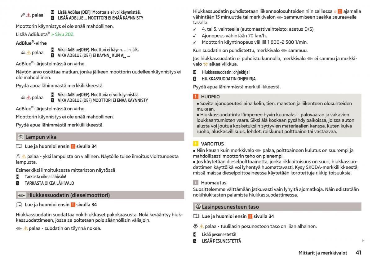 Skoda Superb III 3 omistajan kasikirja / page 43