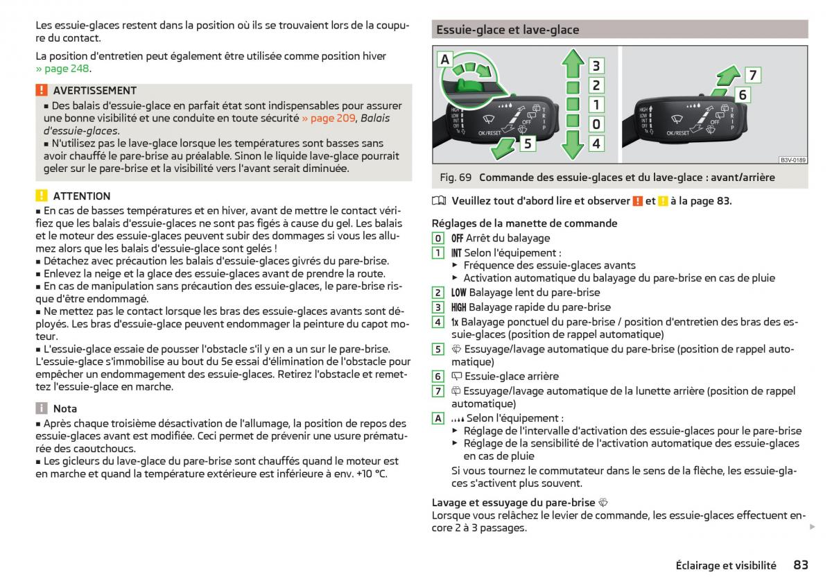 Skoda Superb III 3 manuel du proprietaire / page 85