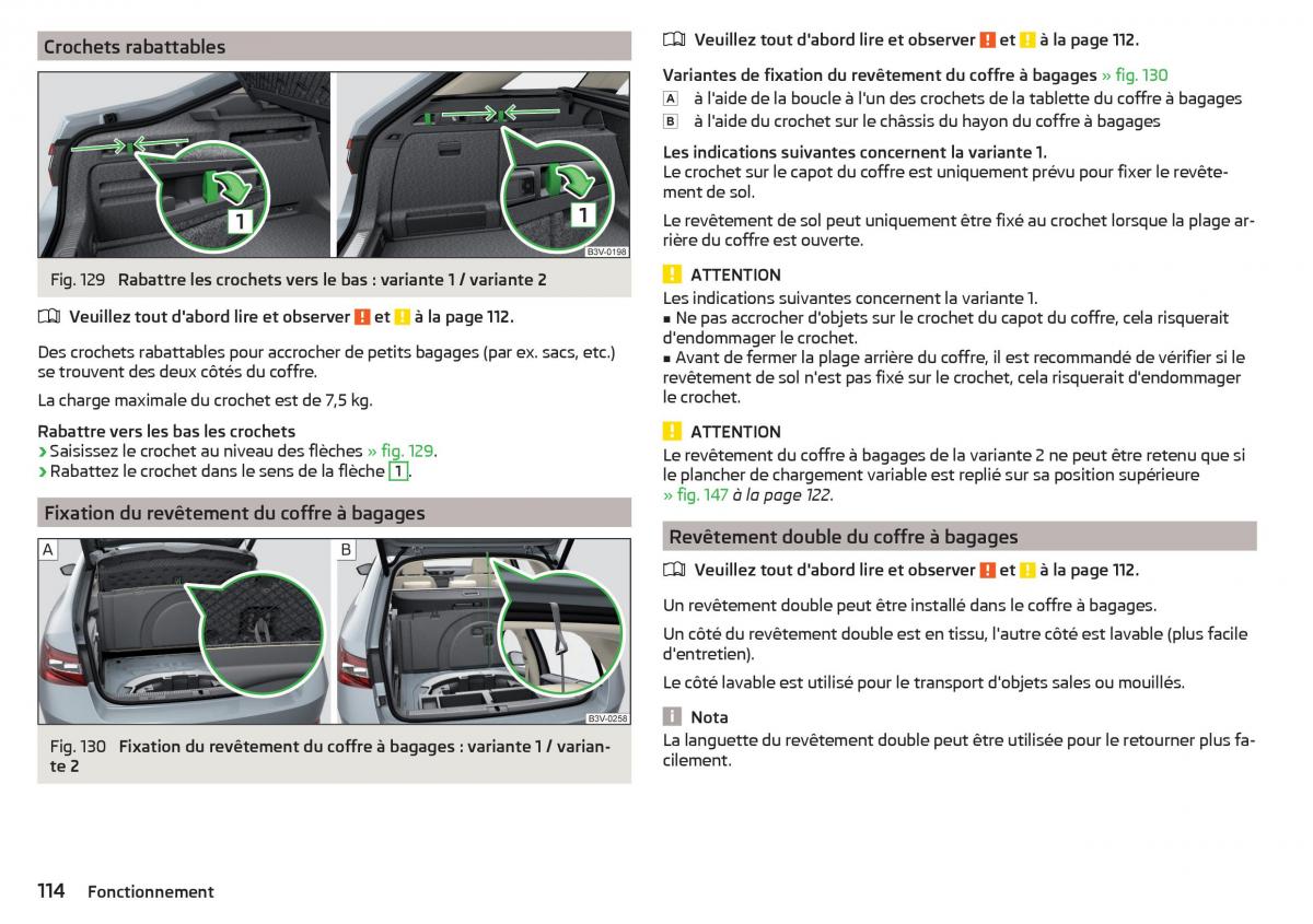 Skoda Superb III 3 manuel du proprietaire / page 116