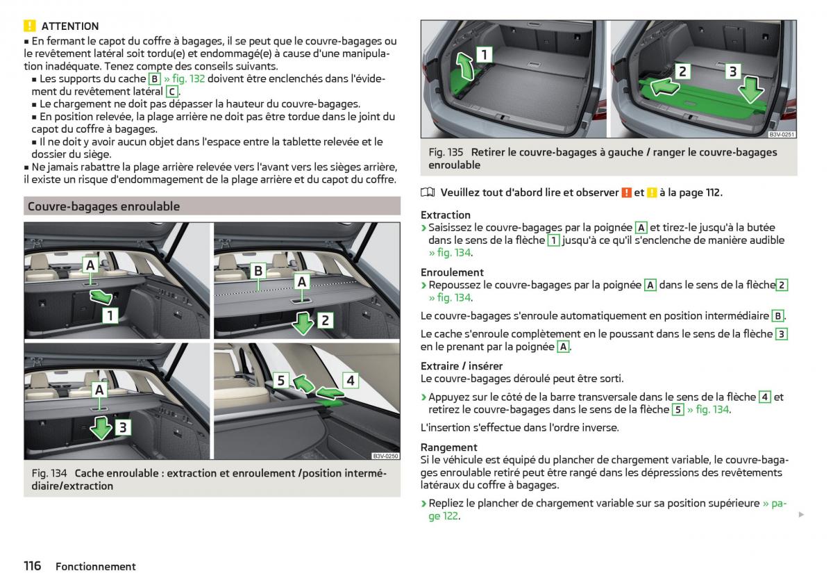 Skoda Superb III 3 manuel du proprietaire / page 118