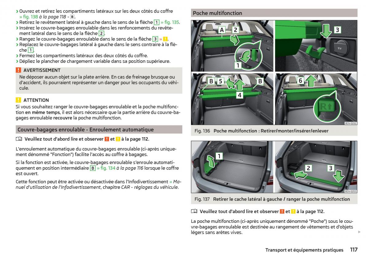 Skoda Superb III 3 manuel du proprietaire / page 119