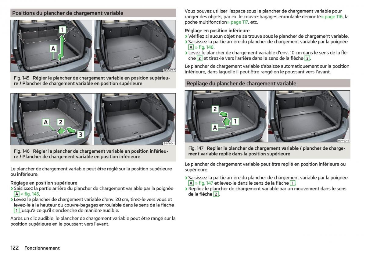 Skoda Superb III 3 manuel du proprietaire / page 124