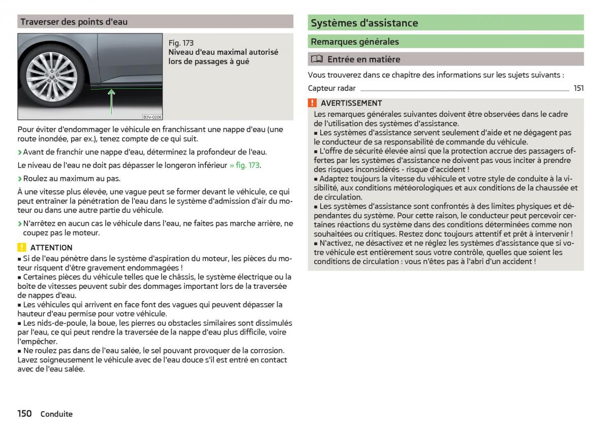 Skoda Superb III 3 manuel du proprietaire / page 152