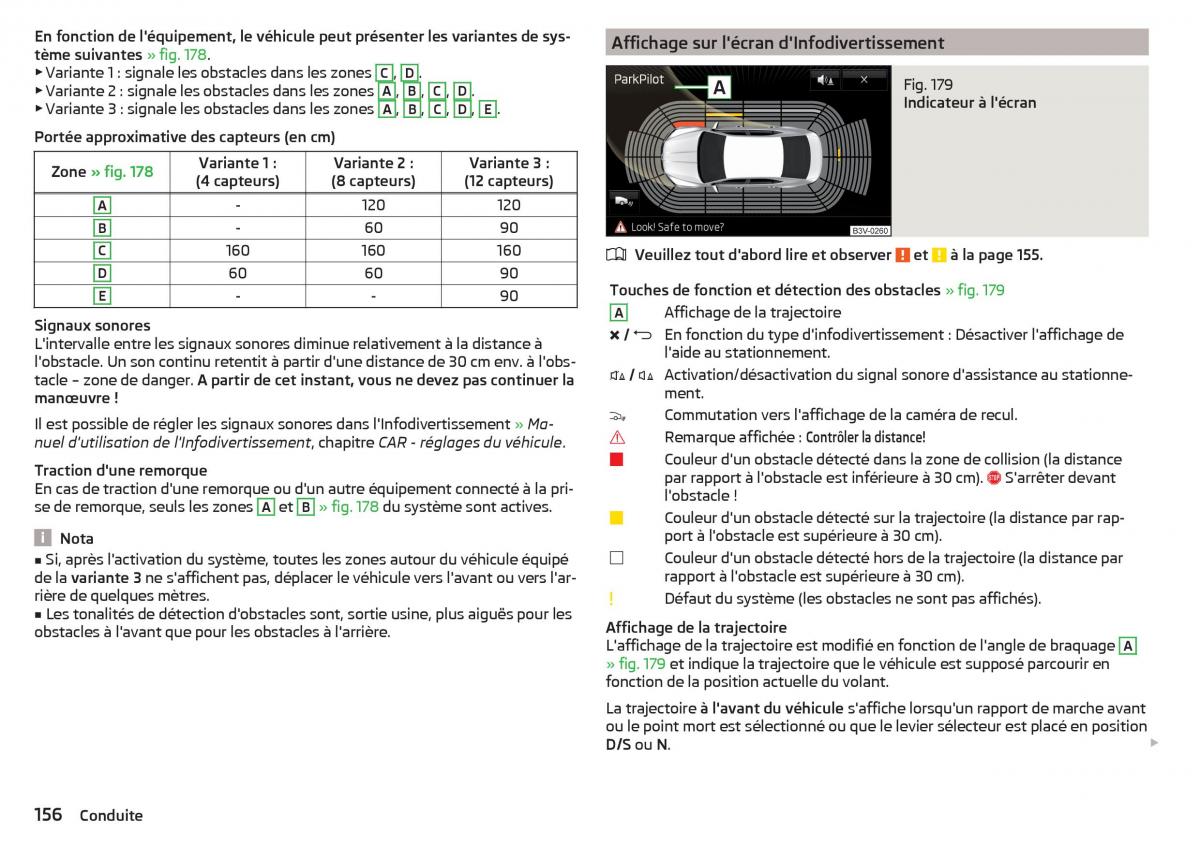 Skoda Superb III 3 manuel du proprietaire / page 158