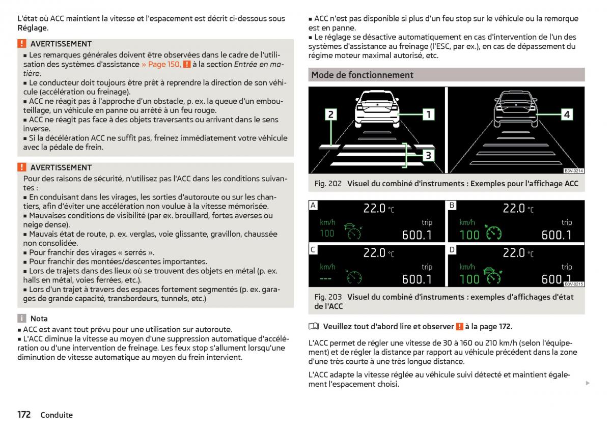 Skoda Superb III 3 manuel du proprietaire / page 174