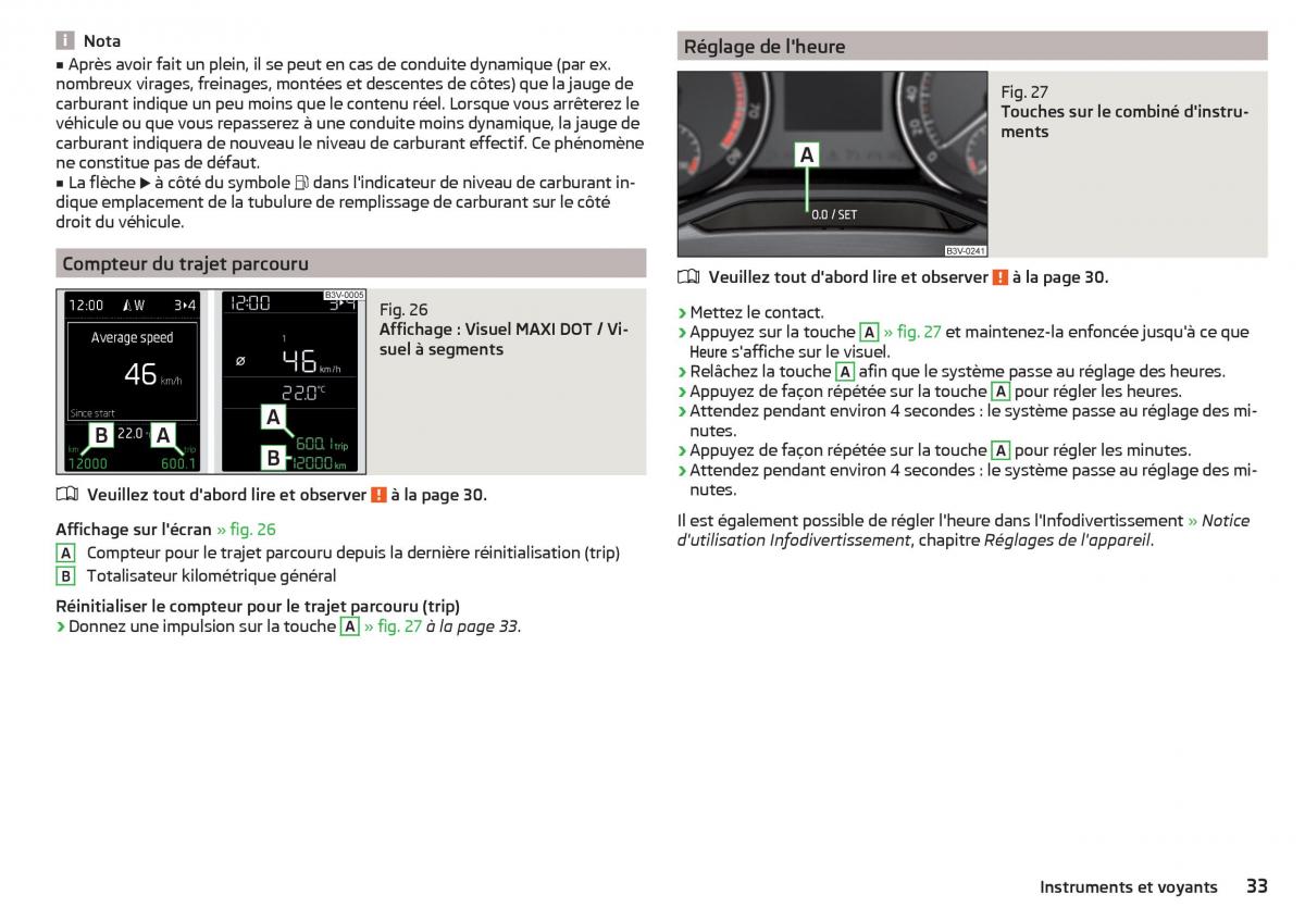 Skoda Superb III 3 manuel du proprietaire / page 35