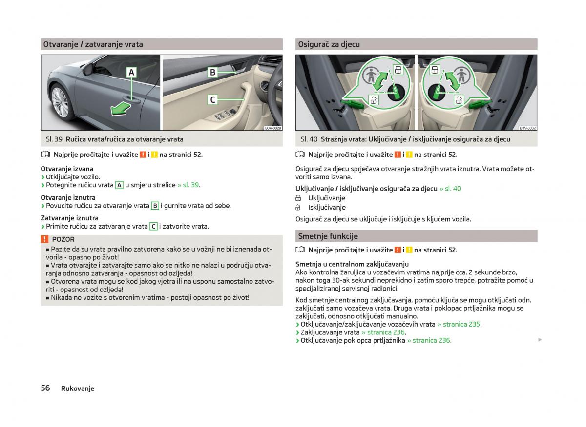 Skoda Superb III 3 vlasnicko uputstvo / page 59