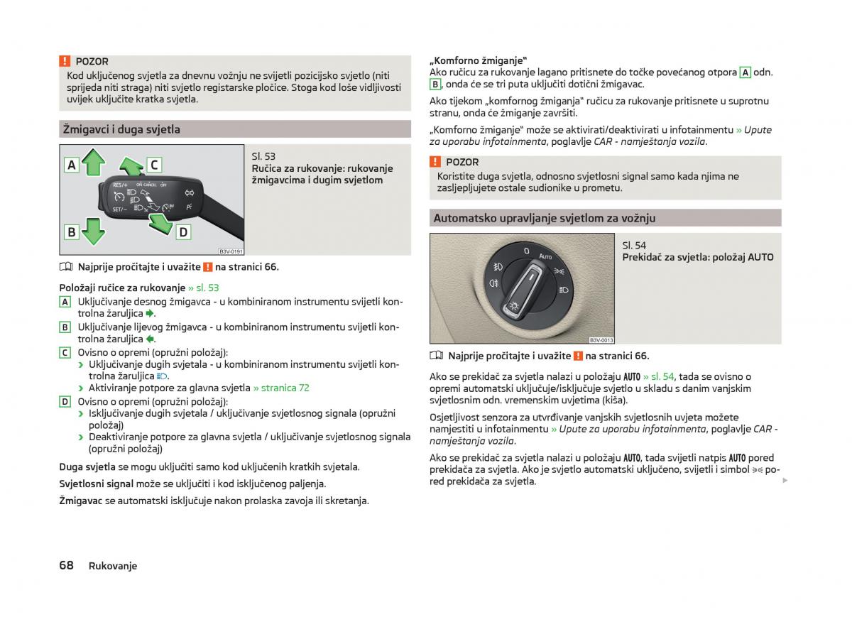 Skoda Superb III 3 vlasnicko uputstvo / page 71