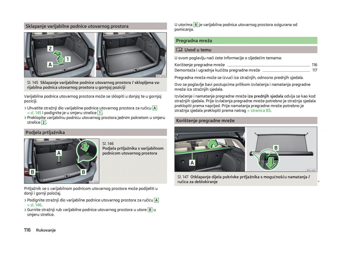 Skoda Superb III 3 vlasnicko uputstvo / page 119