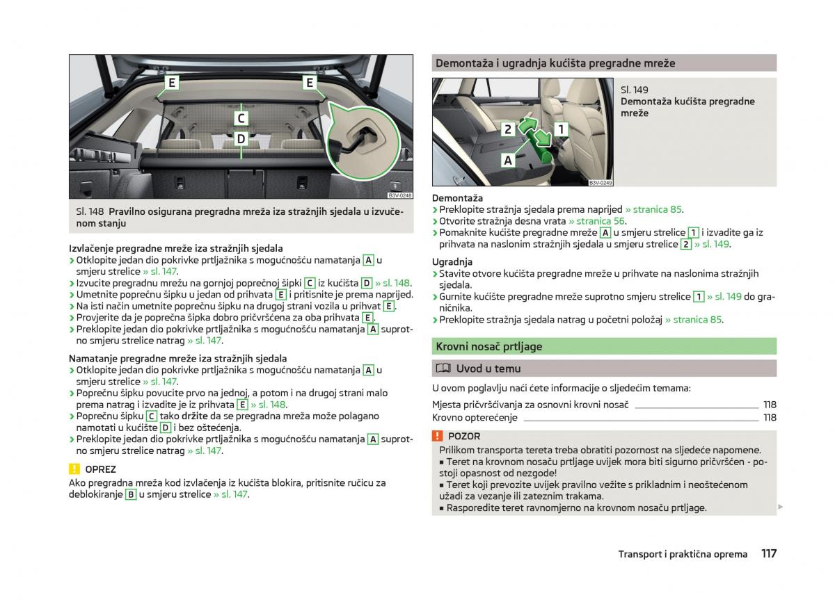 Skoda Superb III 3 vlasnicko uputstvo / page 120