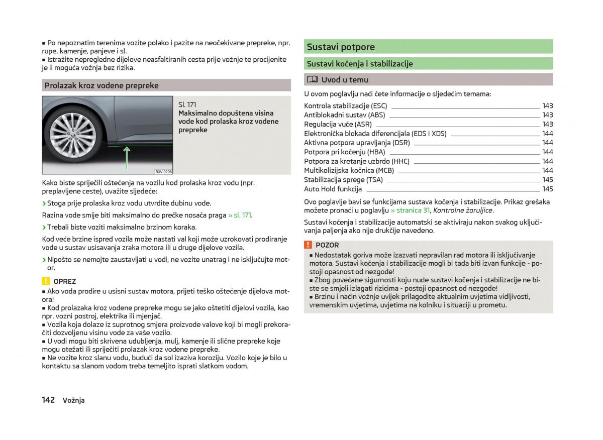 Skoda Superb III 3 vlasnicko uputstvo / page 145