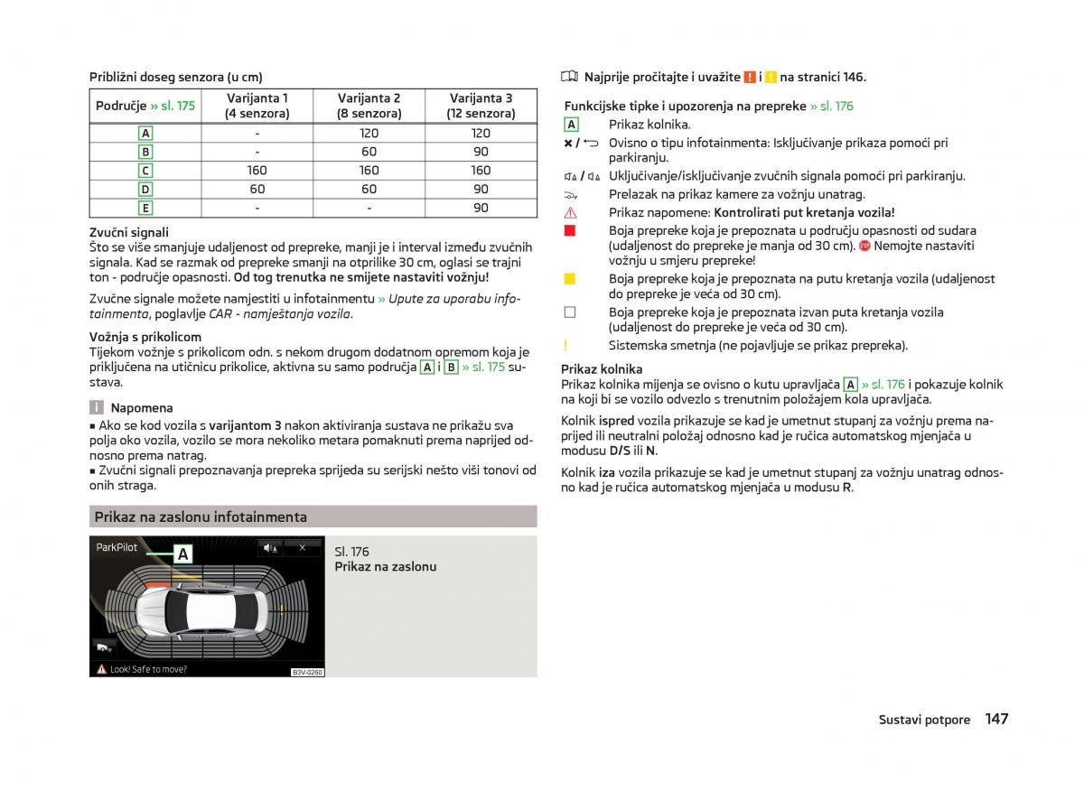 Skoda Superb III 3 vlasnicko uputstvo / page 150