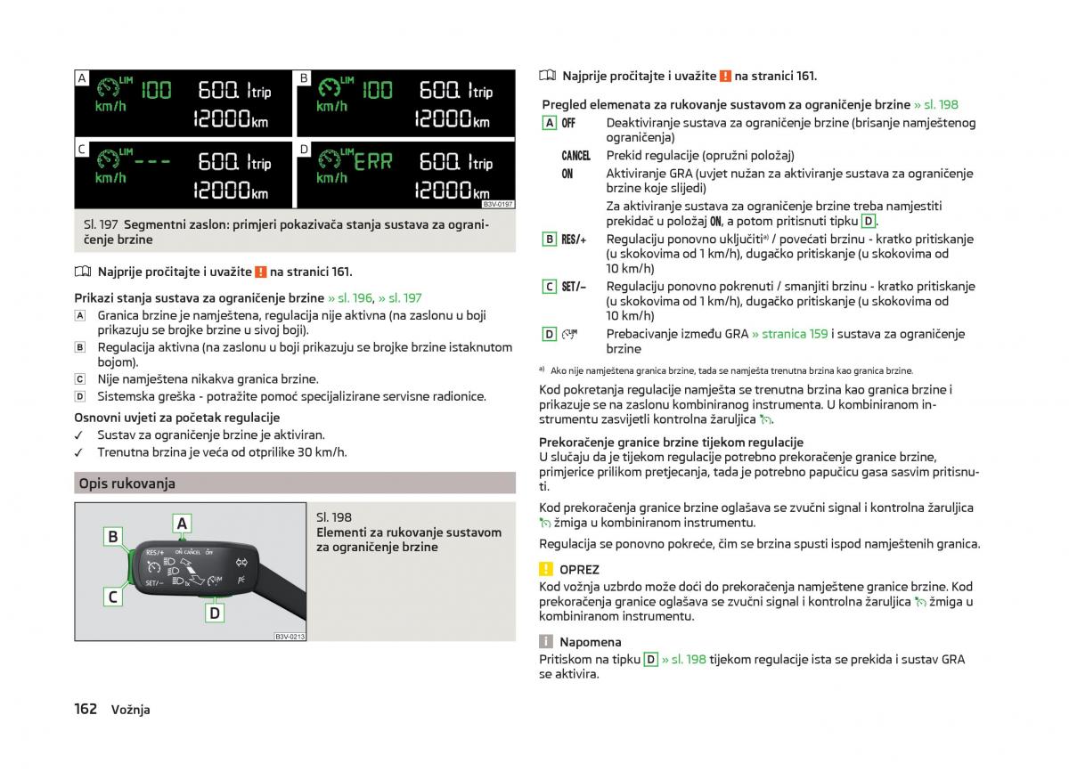 Skoda Superb III 3 vlasnicko uputstvo / page 165