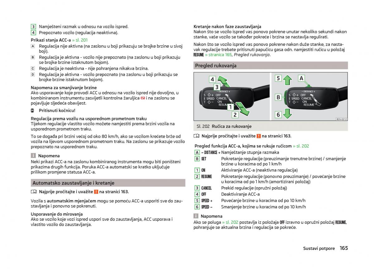 Skoda Superb III 3 vlasnicko uputstvo / page 168