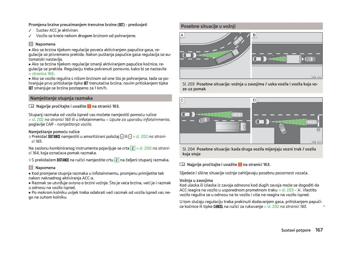 Skoda Superb III 3 vlasnicko uputstvo / page 170