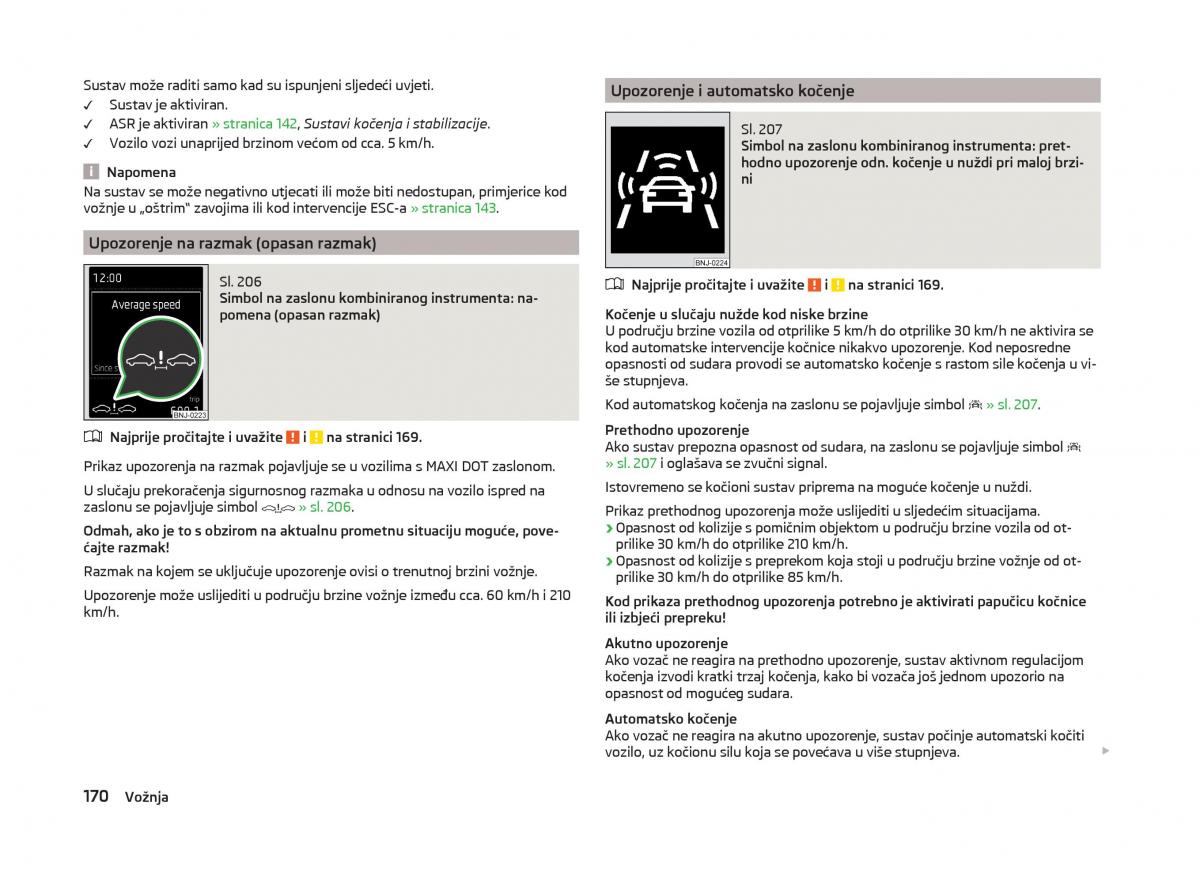 Skoda Superb III 3 vlasnicko uputstvo / page 173