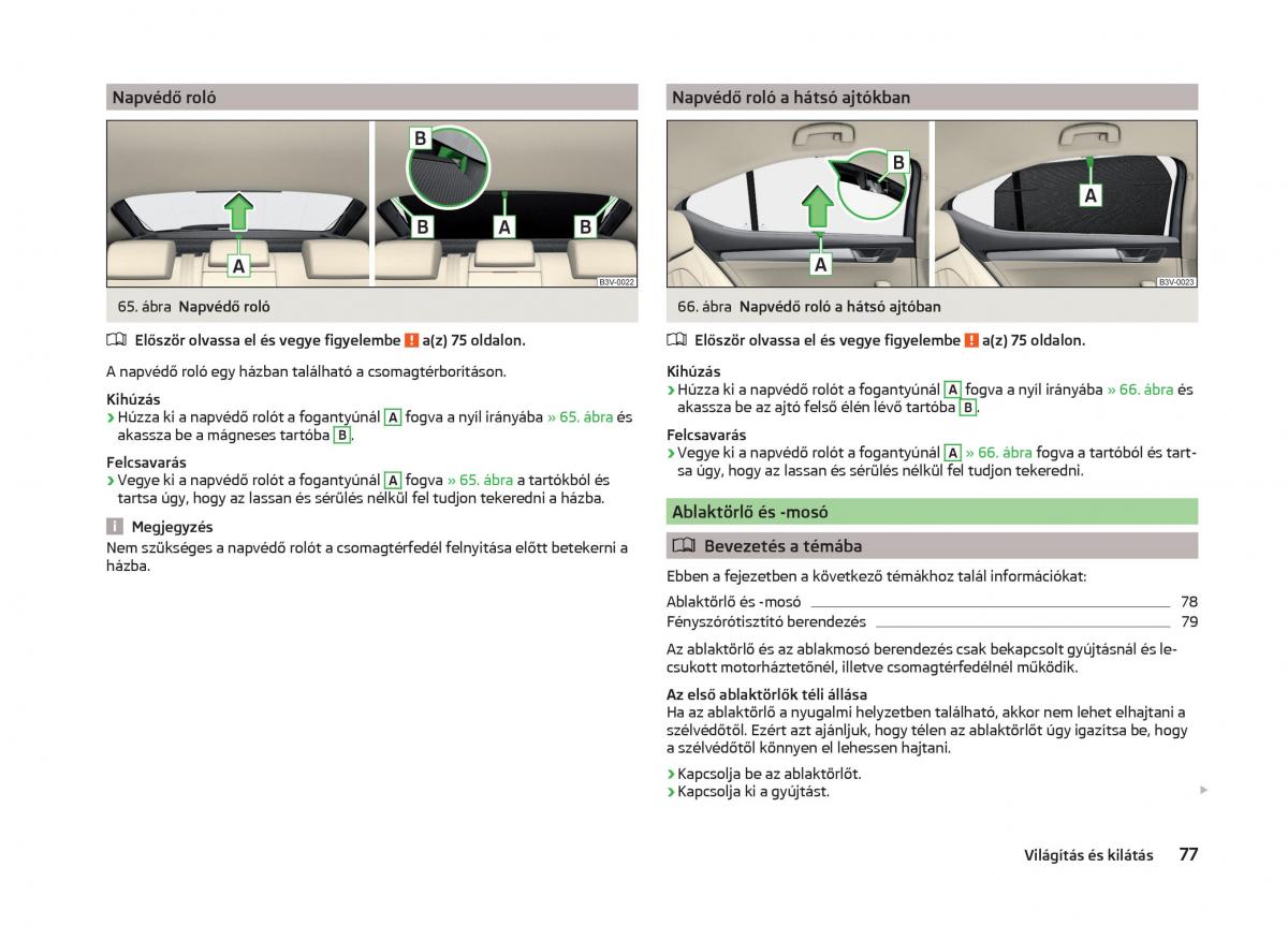 Skoda Superb III 3 Kezelesi utmutato / page 80