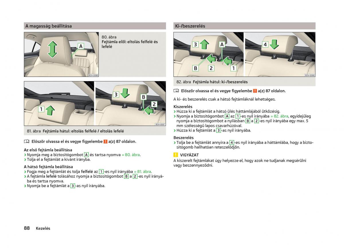 Skoda Superb III 3 Kezelesi utmutato / page 91