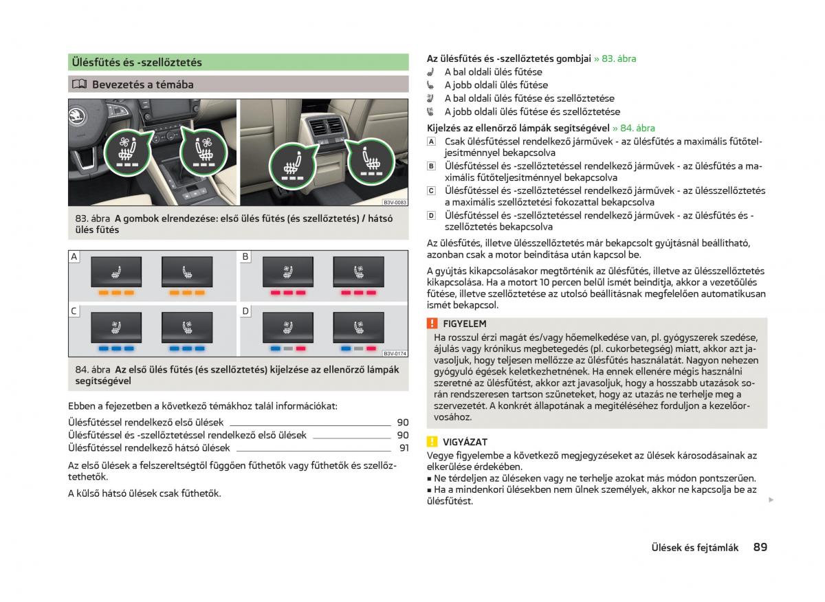 Skoda Superb III 3 Kezelesi utmutato / page 92